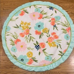 Cloud Island round activity playmat floral
